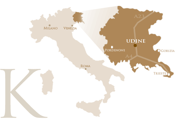Mappa Udine Friuli Italia